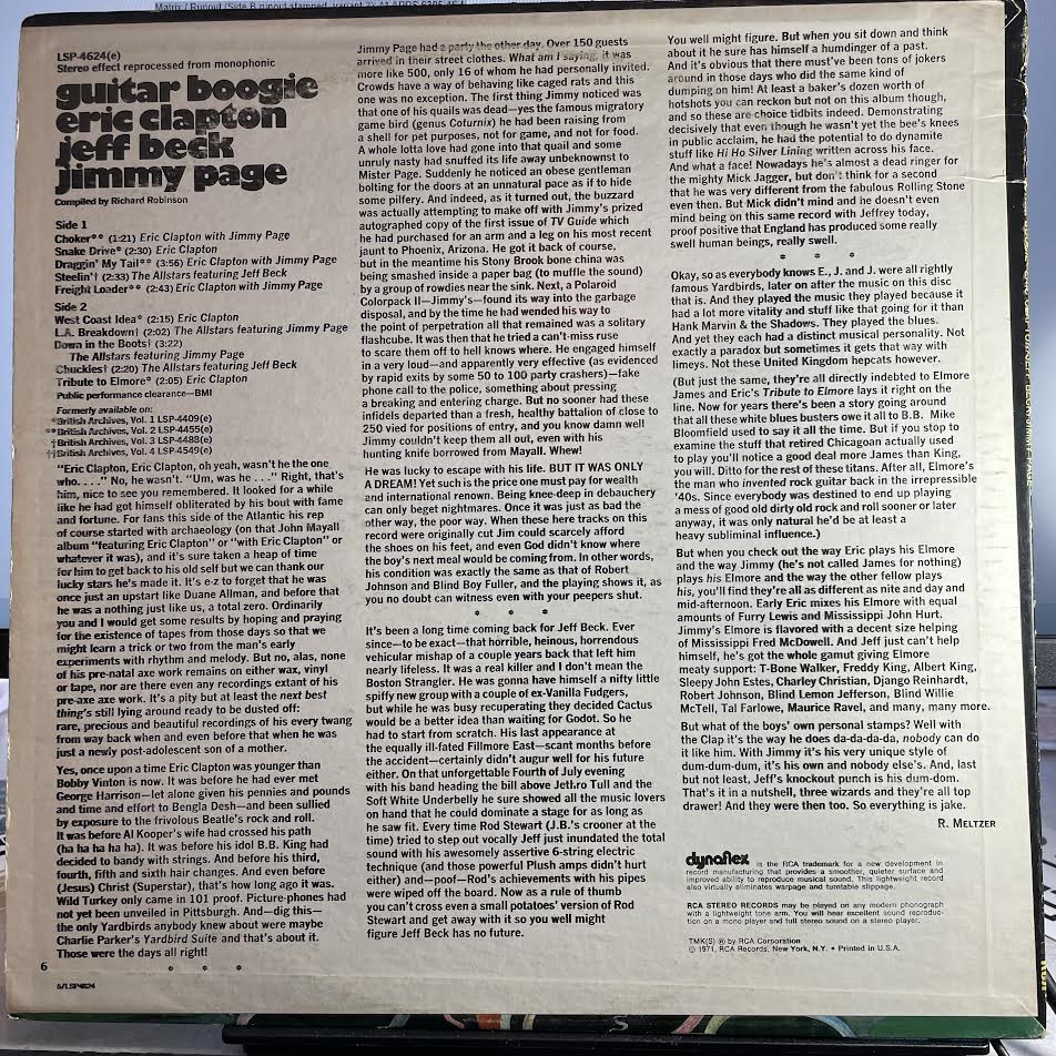 Guitar Boogie (VINYL) | Excellent+ (EX+) Very Good Plus (VG+) - ROCK / USED *EXCELLENT+*