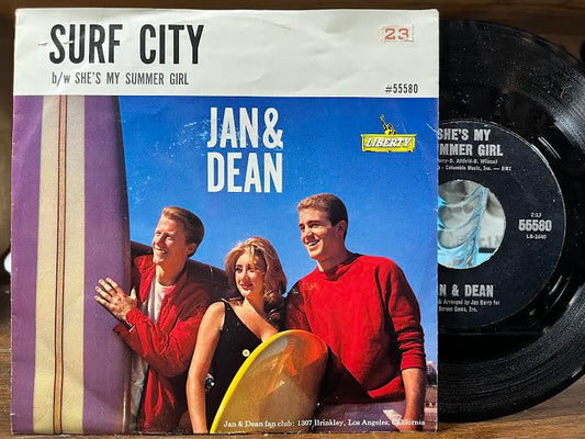 Surf City (7" VINYL) | Excellent+ (EX+) Excellent (EX) - ROCK / USED *EXCELLENT+*