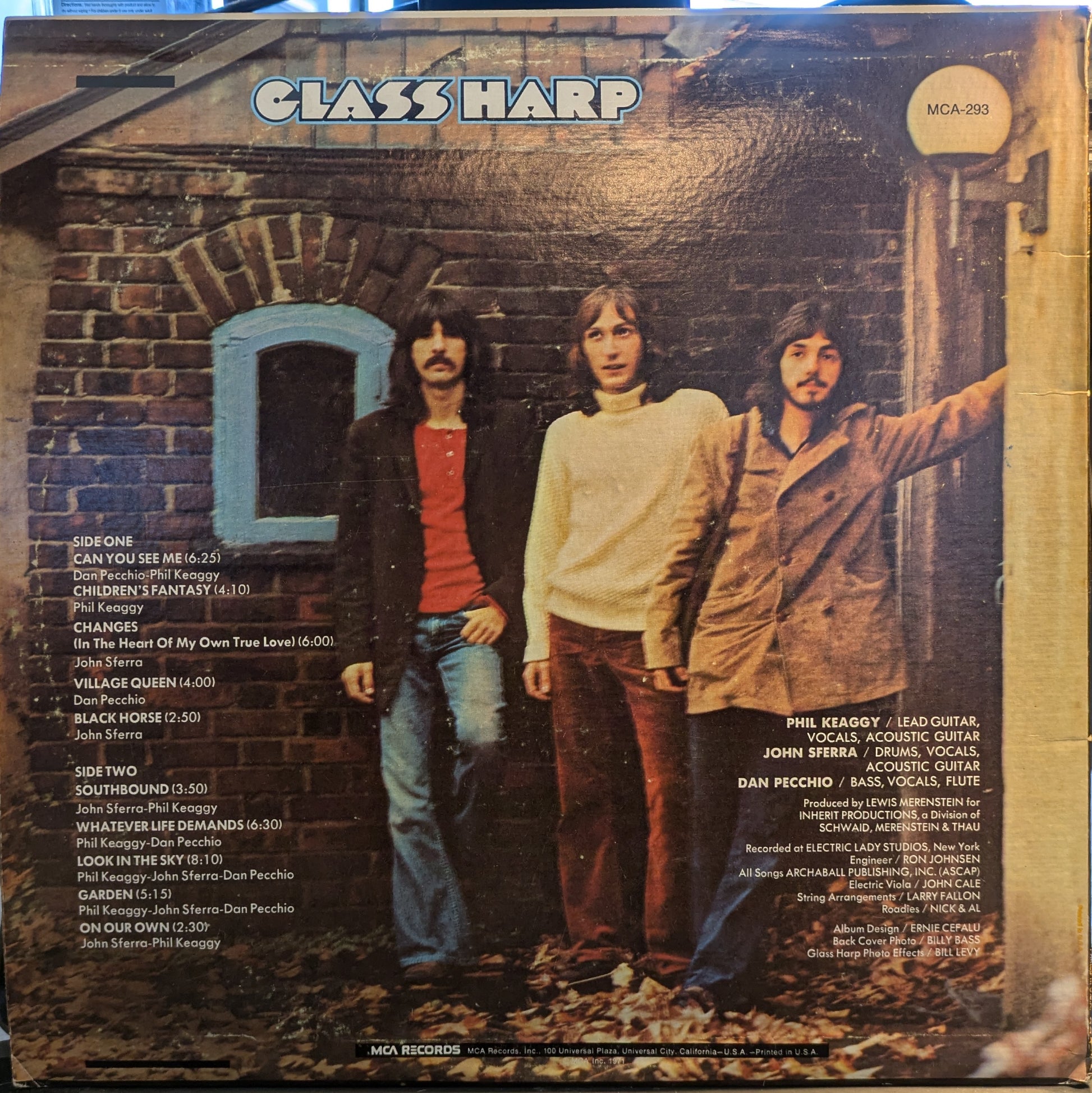 Glass Harp (VINYL) | Excellent+ (EX+) Very Good Plus (VG+) - ROCK / USED *EXCELLENT+*