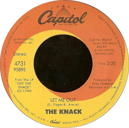 My Sharona (7") | Excellent+ (EX+) Near Mint (NM) - ROCK / USED *EXCELLENT+*