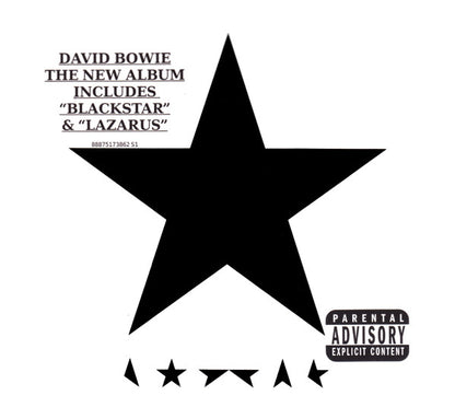 David Bowie - ★ (Blackstar) (CD) | Excellent+ (EX+) Excellent+ (EX+) - ROCK / USED *EXCELLENT+*