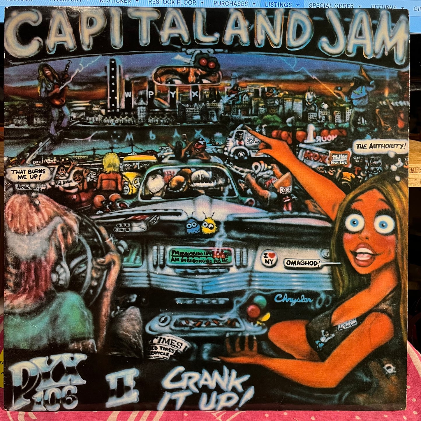 Various - Capitaland Jam (PYX 106 II Crank It Up!) | Excellent (EX) Near Mint (NM) - ROCK / USED *EXCELLENT+*