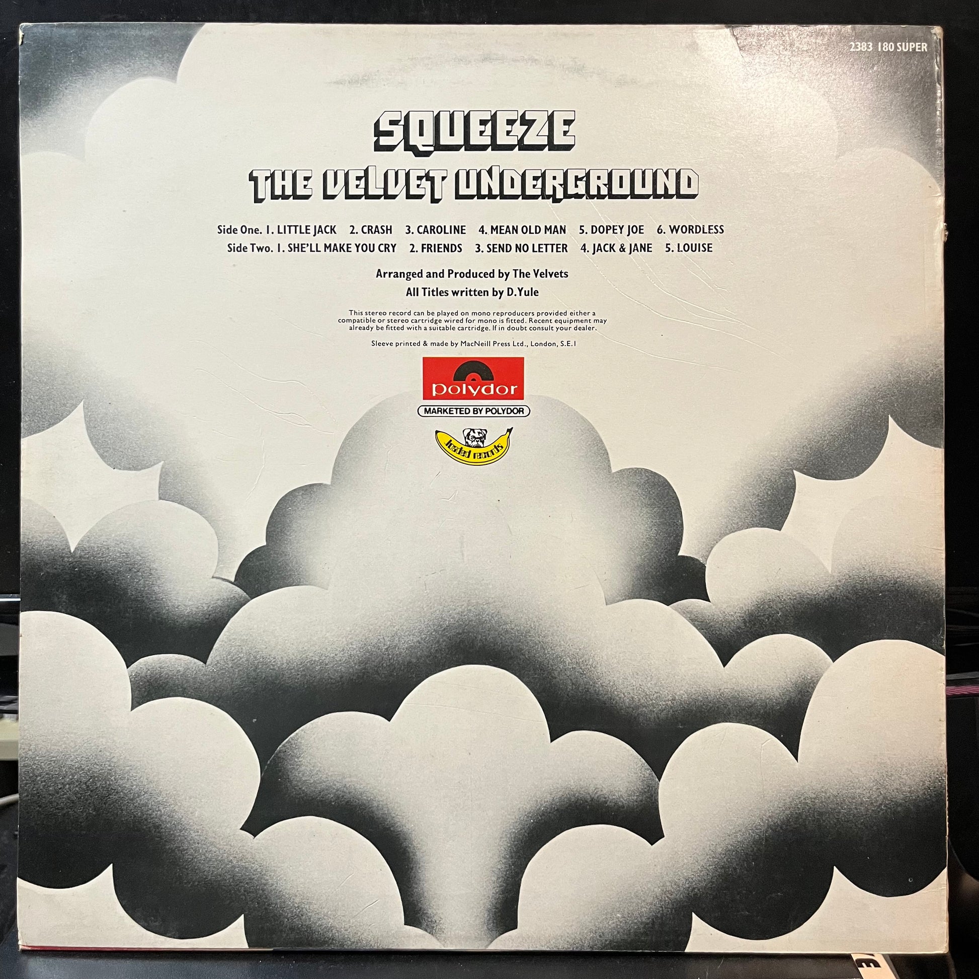 The Velvet Underground - Live At Max's Kansas City (VINYL LP COTILLION SD 9500 1972) | Excellent+ (EX+) Very Good Plus Plus (VG++) - ROCK / USED *EXCELLENT+*