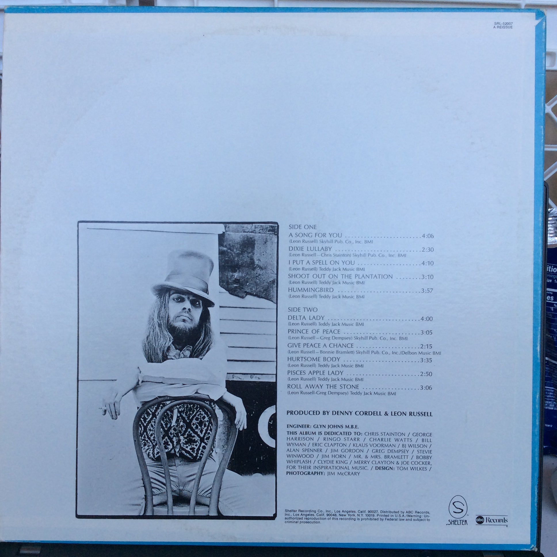 Leon Russell (VINYL) | Excellent+ (EX+) Excellent (EX) - ROCK / USED *EXCELLENT+*