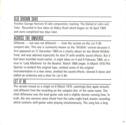 The Beatles - Past Masters: Volume Two (CD CANADA) | Excellent+ (EX+) Excellent (EX) - ROCK / USED *EXCELLENT+*