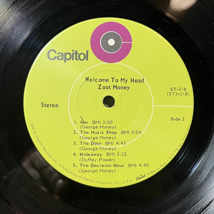 Welcome To My Head (VINYL) | Excellent+ (EX+) Very Good (VG) - ROCK / USED *EXCELLENT+*