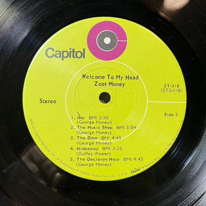 Welcome To My Head (VINYL) | Excellent+ (EX+) Very Good (VG) - ROCK / USED *EXCELLENT+*