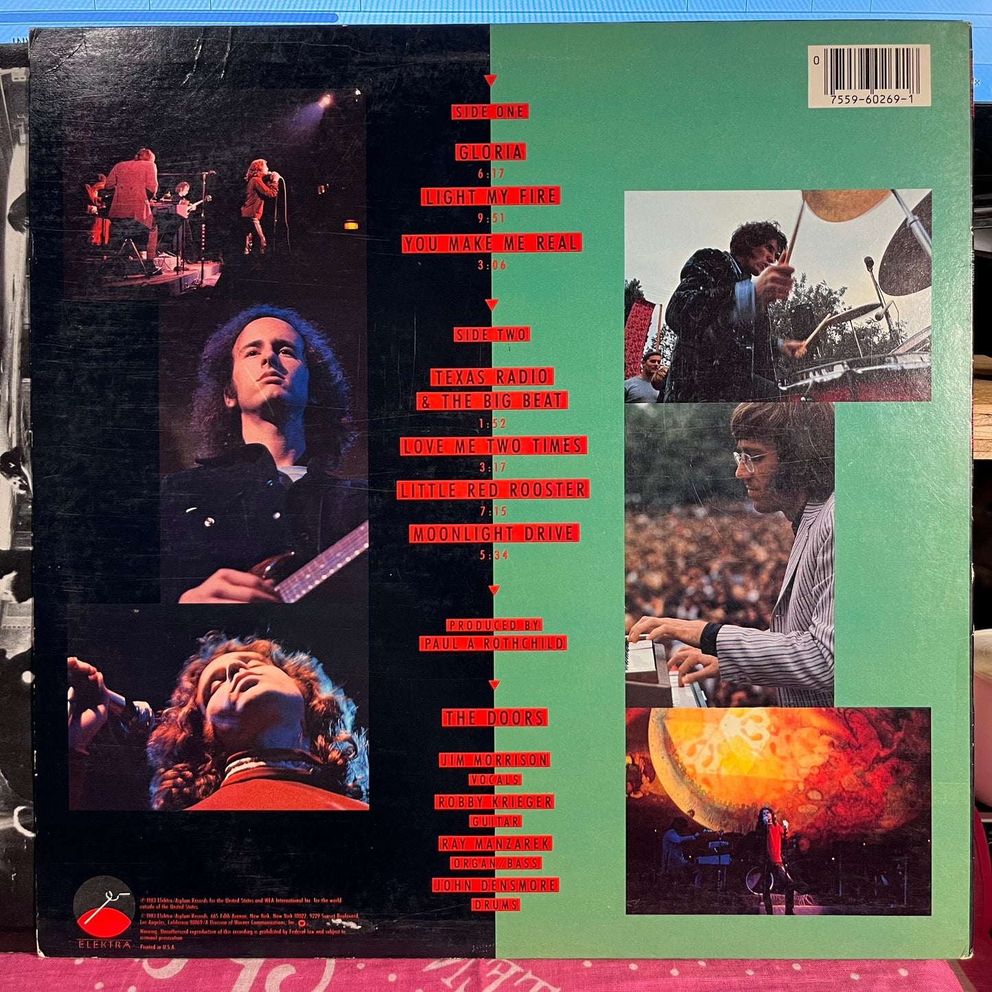 The Doors - Alive, She Cried *SPECIALTY - SP* | Excellent (EX) Excellent (EX) - ROCK / USED *EXCELLENT+*