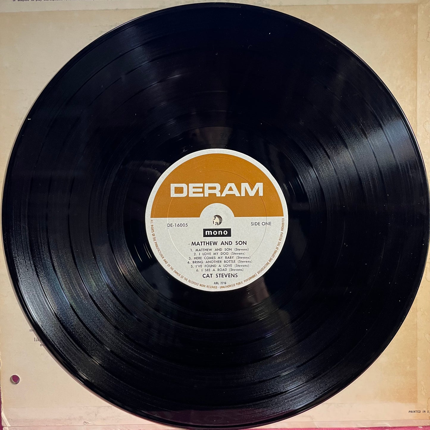 Cat Stevens - Matthew & Son *MONO* | Excellent (EX) Very Good Plus (VG+) - ROCK / USED *EXCELLENT+*