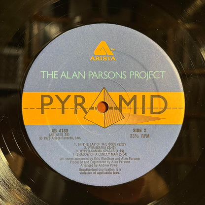 The Alan Parsons Project - Pyramid | Excellent+ (EX+) Near Mint (NM) - ROCK / USED *EXCELLENT+*