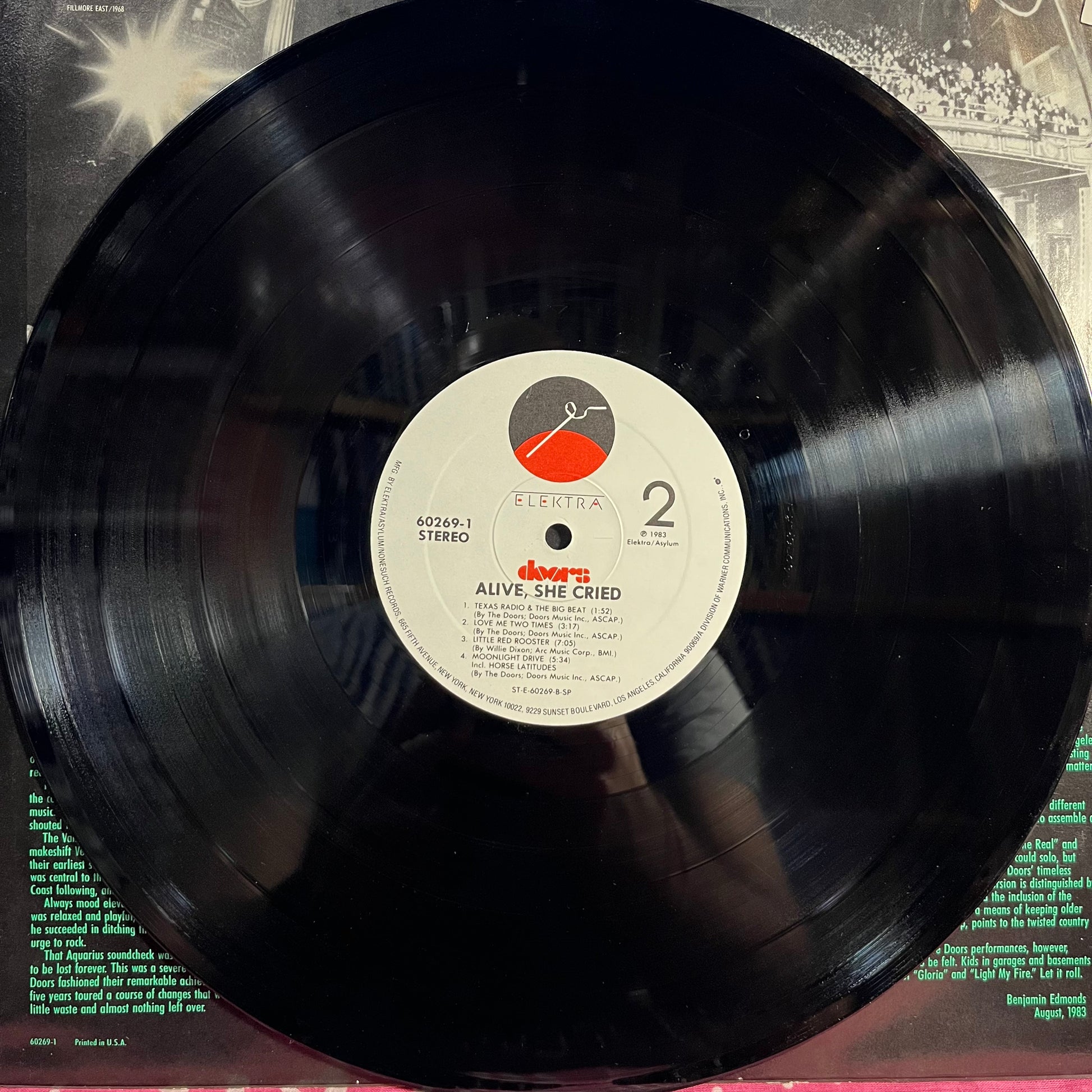 The Doors - Alive, She Cried *SPECIALTY - SP* | Excellent (EX) Excellent (EX) - ROCK / USED *EXCELLENT+*