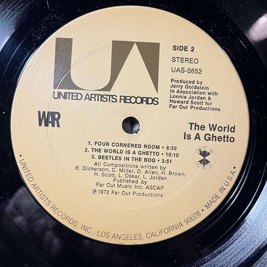 The World Is A Ghetto (VINYL) | Excellent+ (EX+) Excellent (EX) - ROCK / USED *EXCELLENT+*