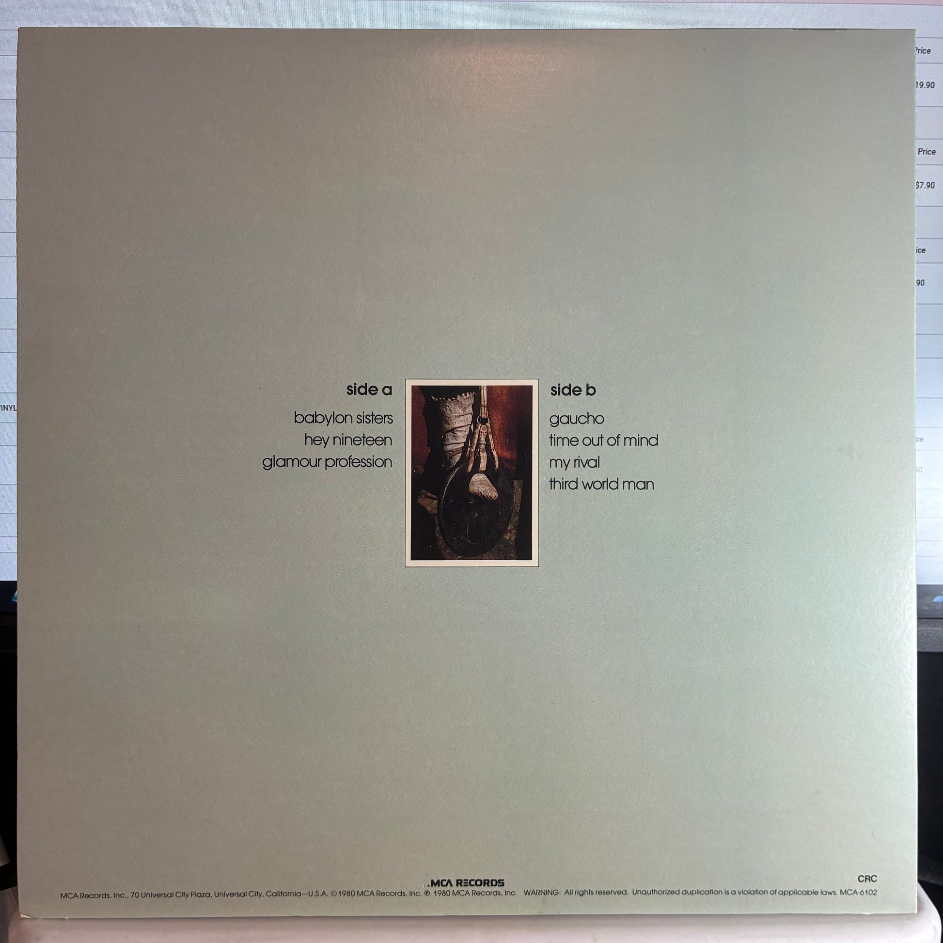 Gaucho (VINYL) | Excellent+ (EX+) Excellent+ (EX+) - ROCK / USED *EXCELLENT+*
