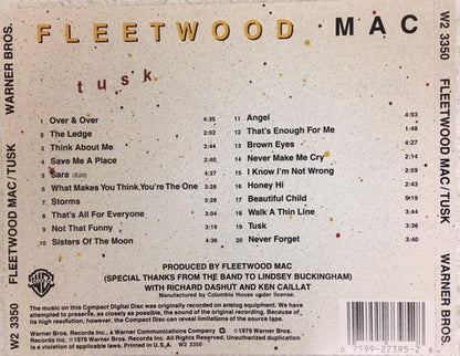 Tusk (CD) | Excellent+ (EX+) Near Mint (NM or M-) - ROCK / USED *EXCELLENT+*