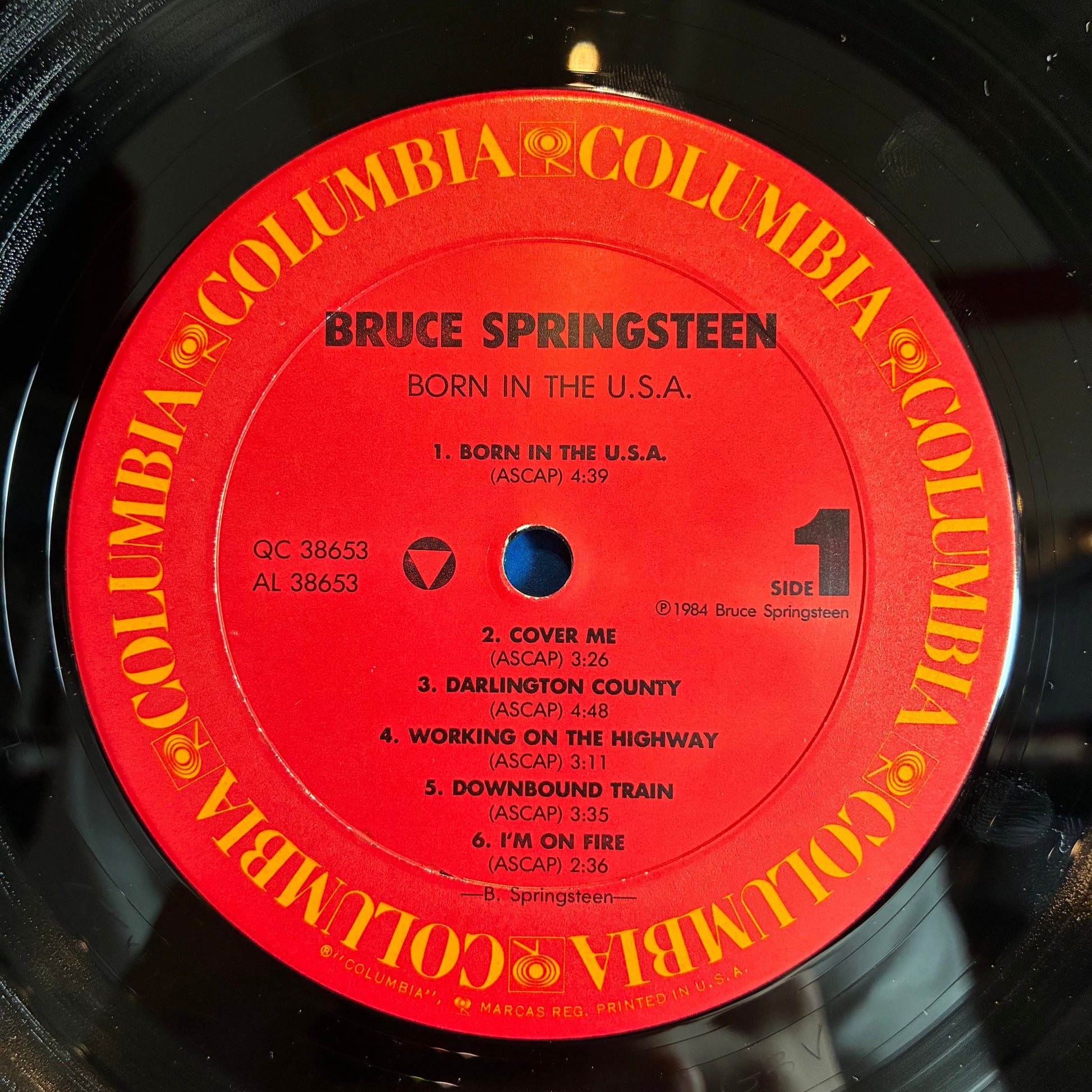 Bruce Springsteen - Born In The U.S.A. (VINYL) | Excellent+ (EX+) Excellent+ (EX+) - ROCK / USED *EXCELLENT+*