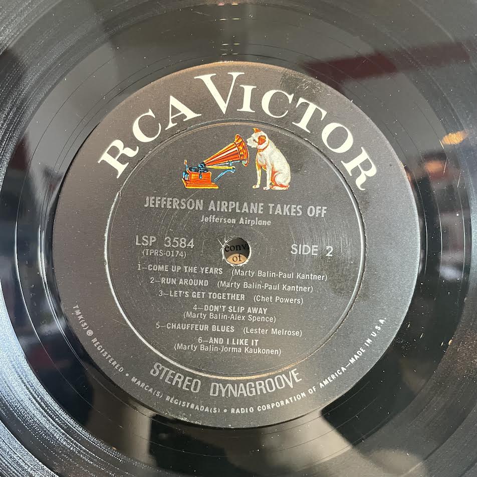 Jefferson Airplane Takes Off (VINYL) | Excellent+ (EX+) Very Good Plus (VG+) - ROCK / USED *EXCELLENT+*
