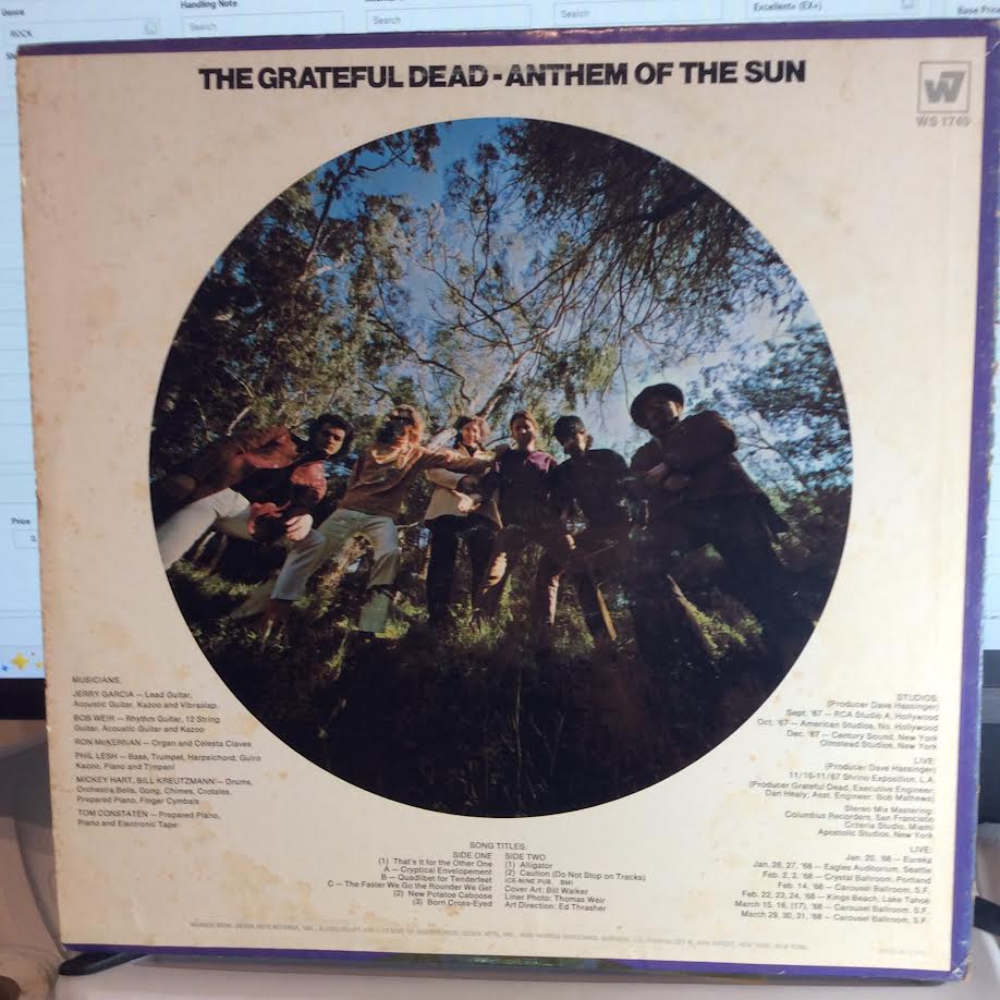 The Grateful Dead - Anthem Of The Sun (VINYL LP) | Excellent+ (EX+) Very Good (VG) - ROCK / USED *EXCELLENT+*