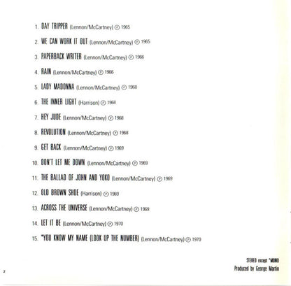The Beatles - Past Masters: Volume Two (CD CANADA) | Excellent+ (EX+) Excellent (EX) - ROCK / USED *EXCELLENT+*