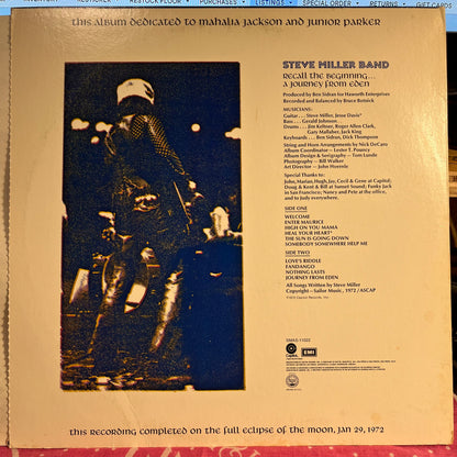 Steve Miller Band - Recall The Beginning...A Journey From Eden | Excellent (EX) Excellent (EX) - ROCK / USED *EXCELLENT+*