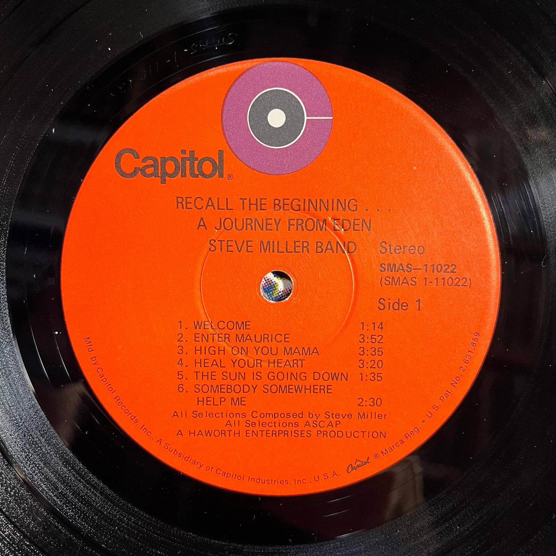 Steve Miller Band - Recall The Beginning...A Journey From Eden | Excellent (EX) Excellent (EX) - ROCK / USED *EXCELLENT+*