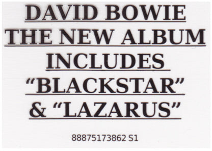 David Bowie - ★ (Blackstar) (CD) | Excellent+ (EX+) Excellent+ (EX+) - ROCK / USED *EXCELLENT+*