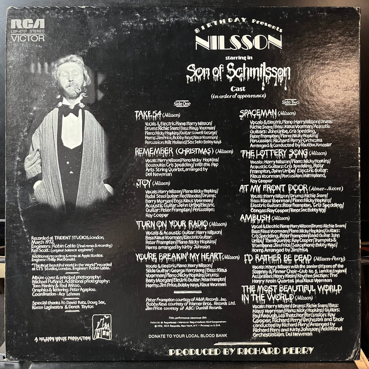 Nilsson - Son Of Schmilsson (VINYL LP) | USED Excellent+ (EX+) Excellent (EX) - ROCK / USED *EXCELLENT+*