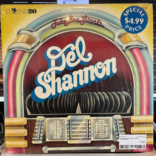 Del Shannon Juke Box Giants LP Excellent (EX) Near Mint (NM or M-)