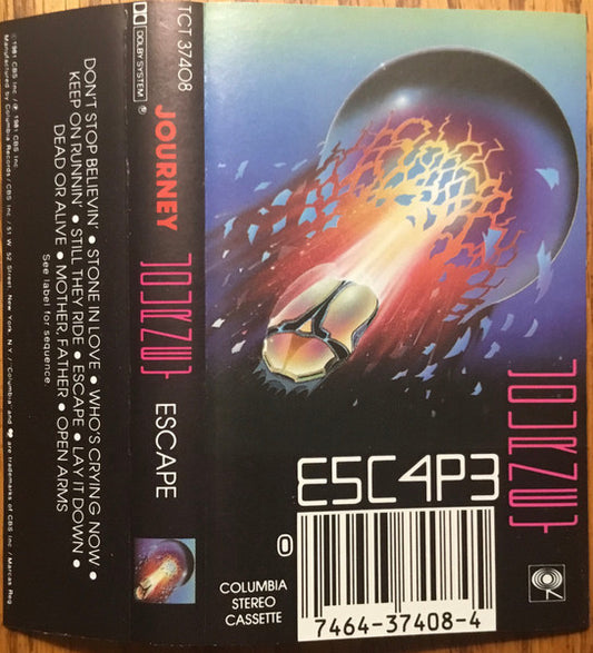 Escape (CASSETTE) | Excellent+ (EX+) Excellent (EX) - ROCK / USED *EXCELLENT+*