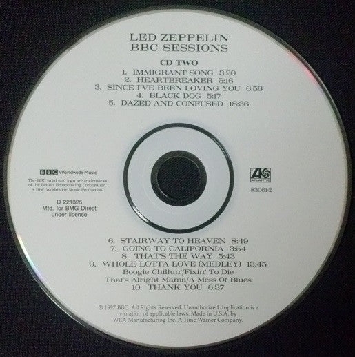 BBC Sessions (2xCD) | Excellent+ (EX+) Excellent+ (EX+) - ROCK / USED *EXCELLENT+*