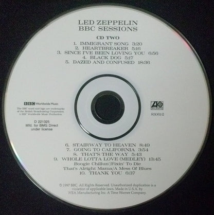BBC Sessions (2xCD) | Excellent+ (EX+) Excellent+ (EX+) - ROCK / USED *EXCELLENT+*