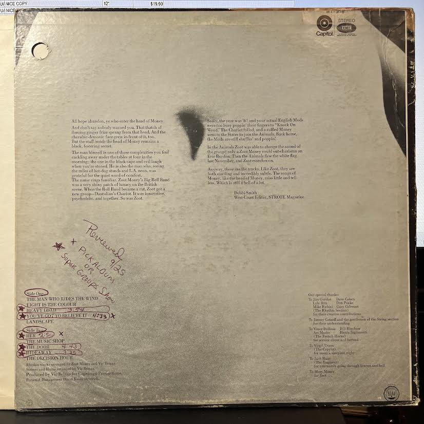 Welcome To My Head (VINYL) | Excellent+ (EX+) Very Good (VG) - ROCK / USED *EXCELLENT+*