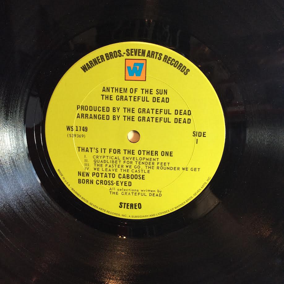 The Grateful Dead - Anthem Of The Sun (VINYL LP) | Excellent+ (EX+) Very Good (VG) - ROCK / USED *EXCELLENT+*