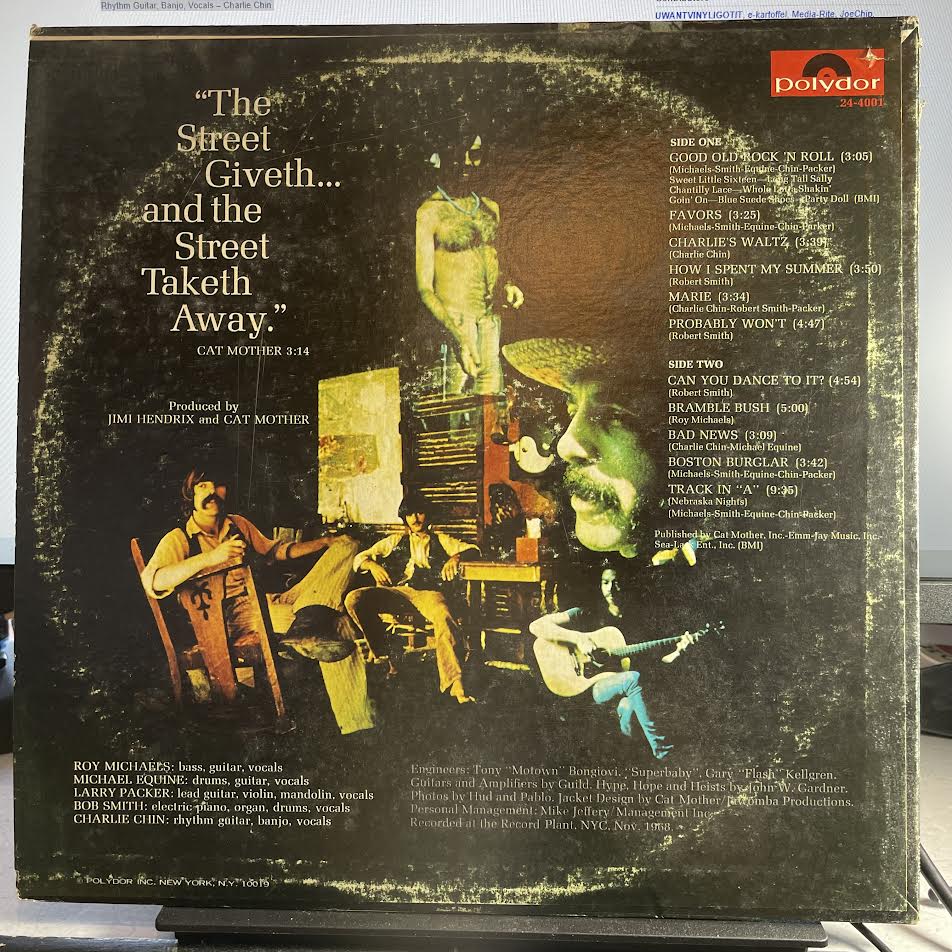 The Street Giveth.. And The Street Taketh Away (VINYL) | Excellent+ (EX+) Very Good Plus (VG+) - ROCK / USED *EXCELLENT+*