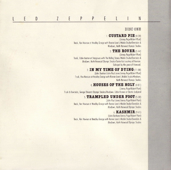 Physical Graffiti (2xCD) | Excellent+ (EX+) Excellent+ (EX+) - ROCK / USED *EXCELLENT+*