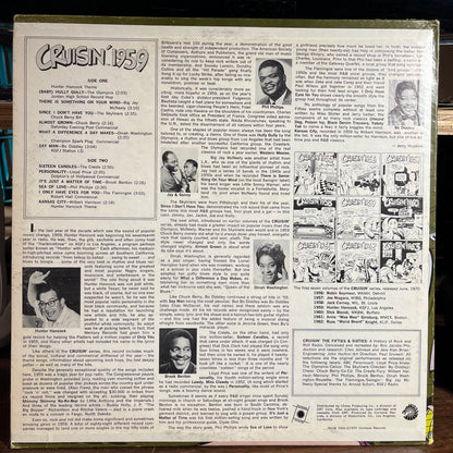 Cruisin' 1959 (VINYL) | Excellent+ (EX+) Excellent (EX) - ROCK / USED *EXCELLENT+*