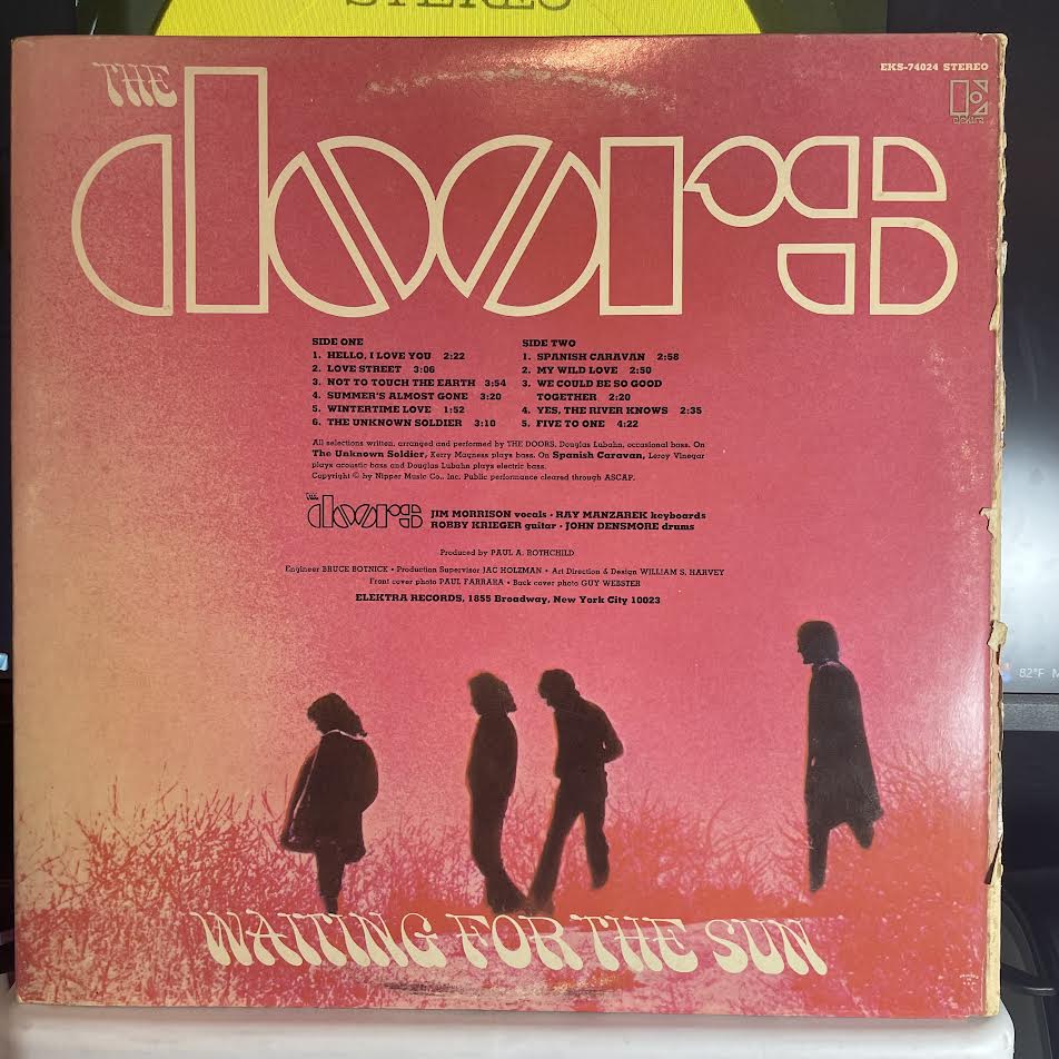 The Doors - Waiting For The Sun (VINYL) | Excellent+ (EX+) Excellent (EX) - ROCK / USED *EXCELLENT+*