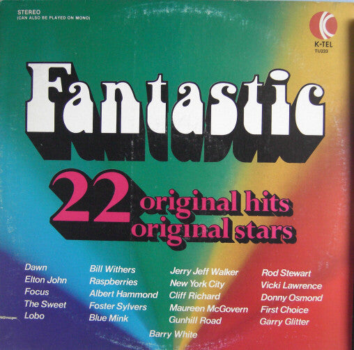 Various Fantastic 22 Original Hits 22 Original Stars *SONIC* LP Excellent (EX) Very Good (VG)