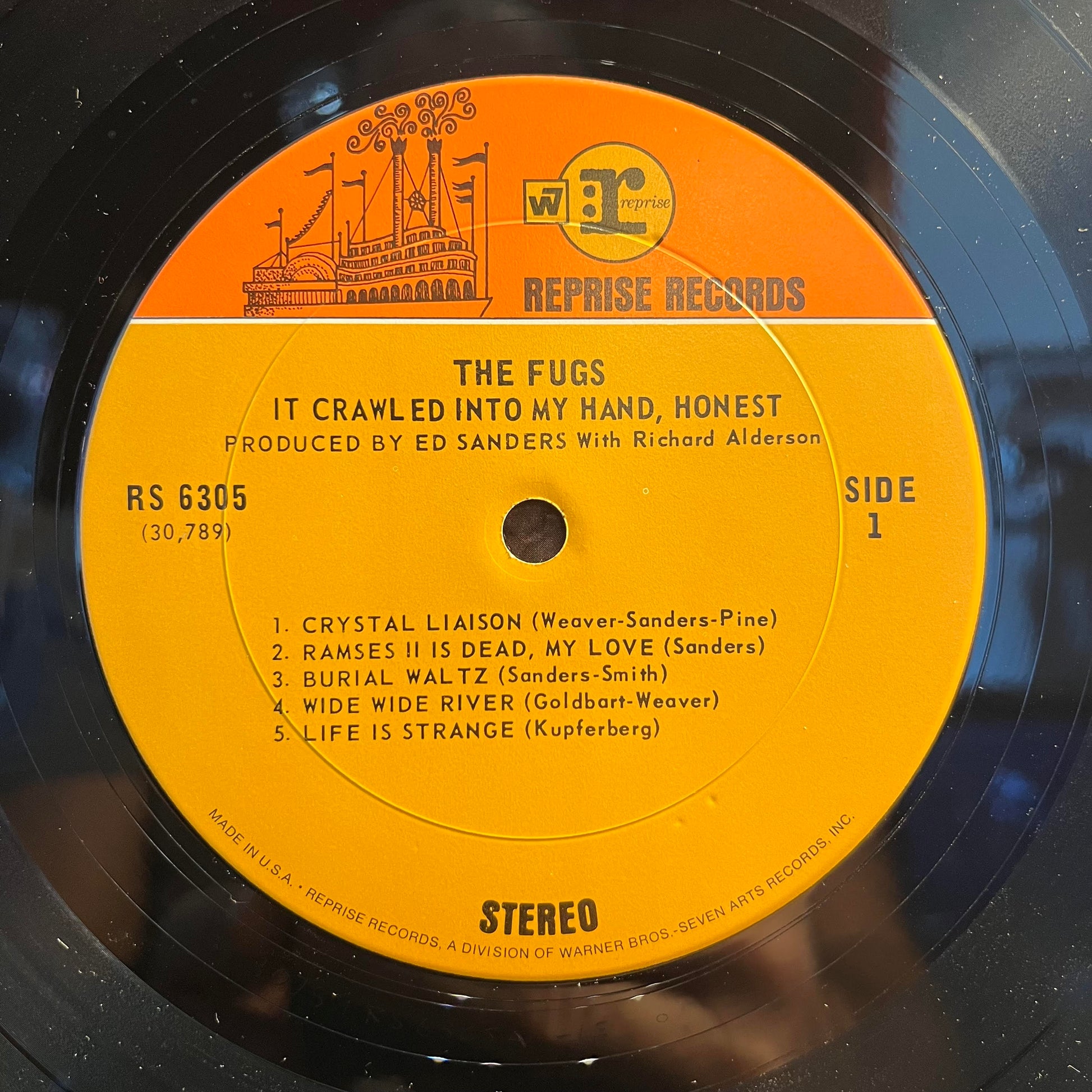 The Fugs - It Crawled Into My Hand, Honest *PITMAN* | Excellent (EX) Excellent (EX) - ROCK / USED *EXCELLENT+*