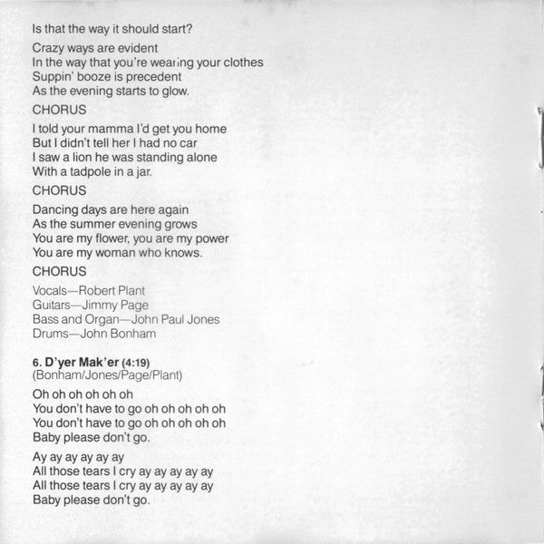 Houses Of The Holy (CD) | Excellent+ (EX+) Near Mint (NM) - ROCK / USED *EXCELLENT+*