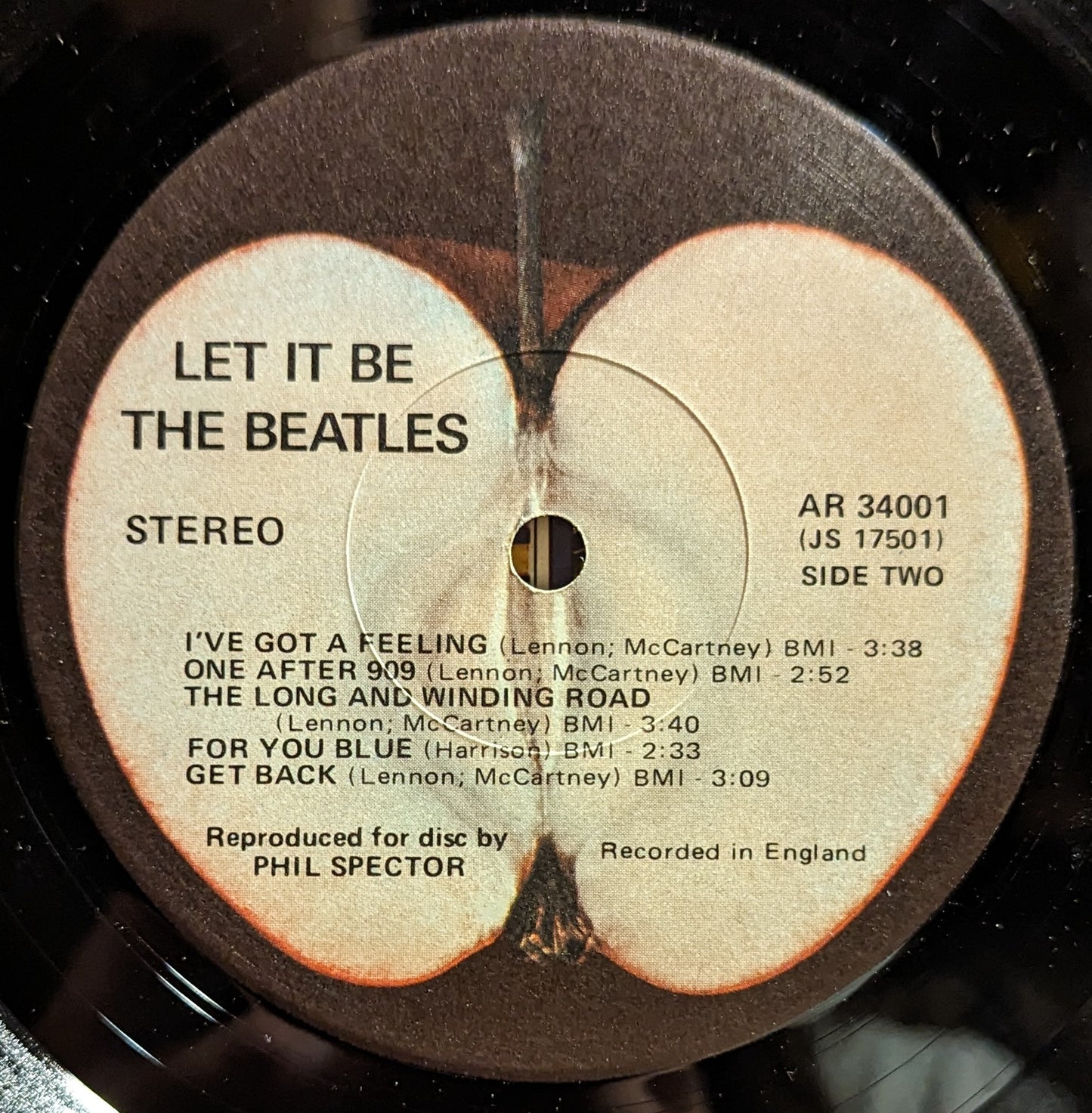 The Beatles Let It Be *LA PRESS* LP Excellent (EX) Excellent (EX)