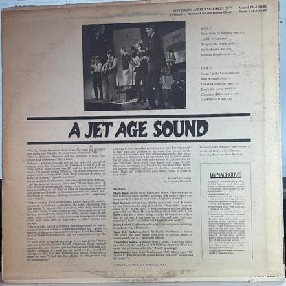 Jefferson Airplane Takes Off (VINYL) | Excellent+ (EX+) Very Good Plus (VG+) - ROCK / USED *EXCELLENT+*