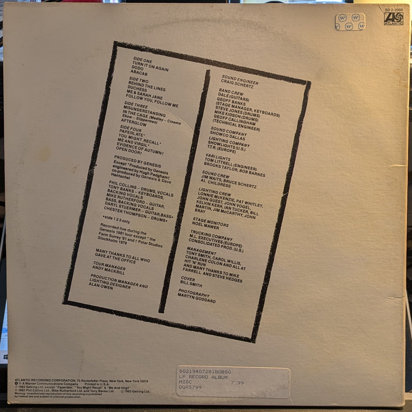 Three Sides Live (VINYL) | Excellent+ (EX+) - ROCK / USED *EXCELLENT+*