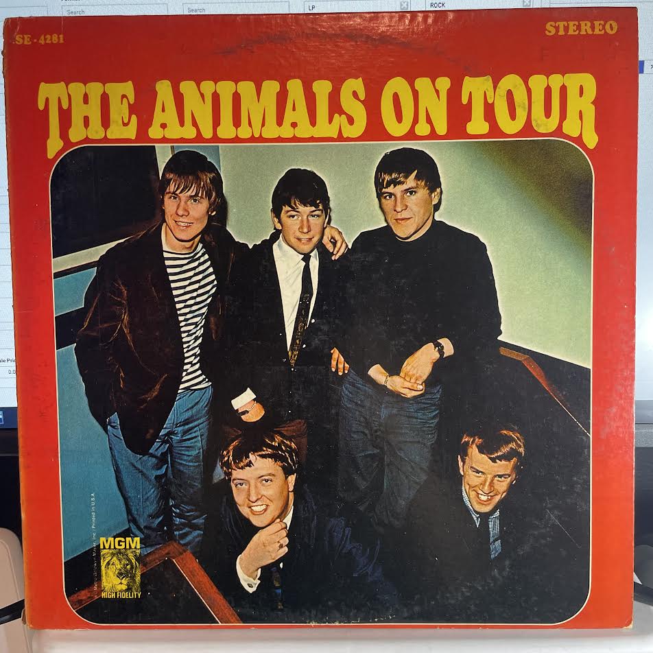 The Animals On Tour (VINYL) | Excellent+ (EX+) Excellent (EX) - ROCK / USED *EXCELLENT+*