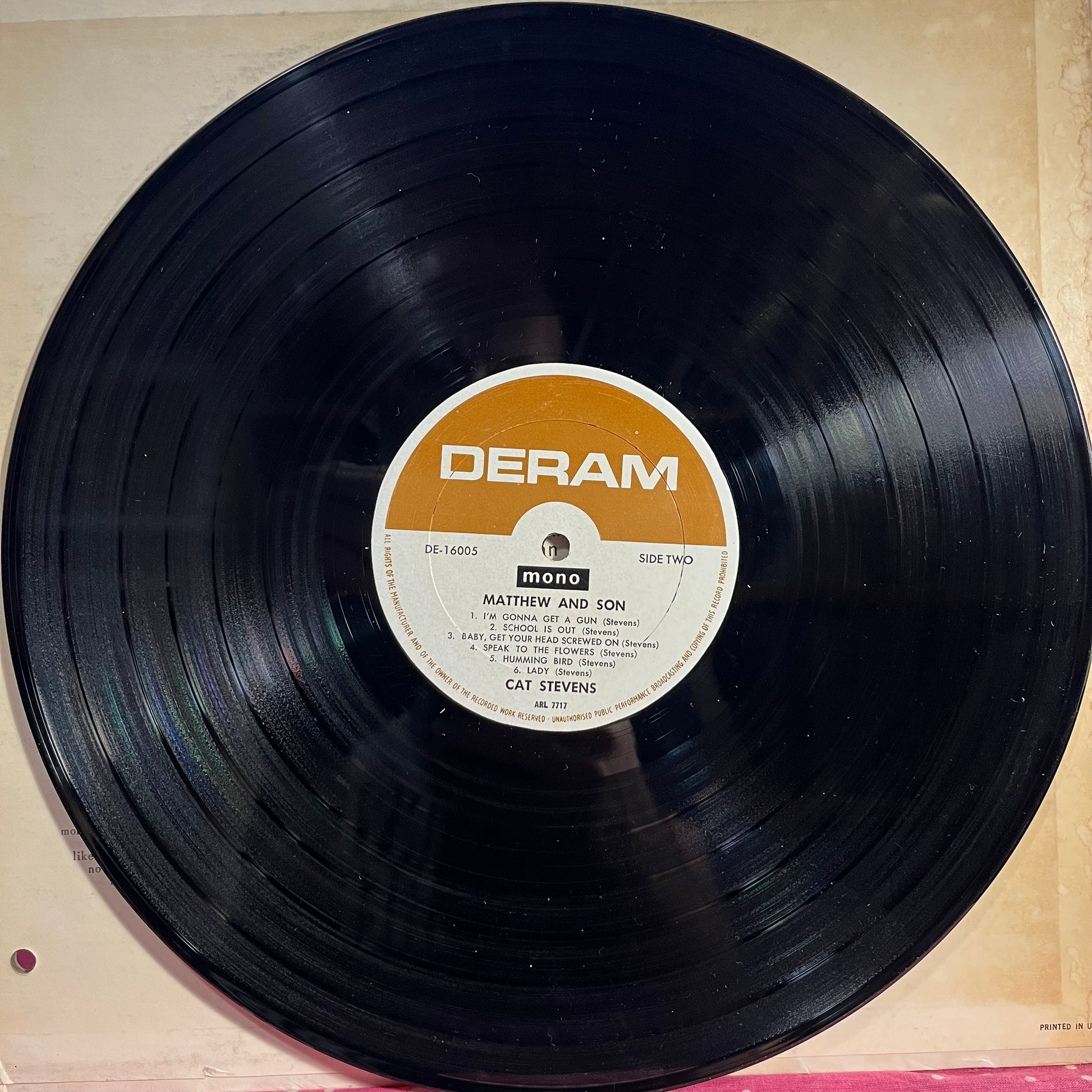 Cat Stevens - Matthew & Son *MONO* | Excellent (EX) Very Good Plus (VG+) - ROCK / USED *EXCELLENT+*