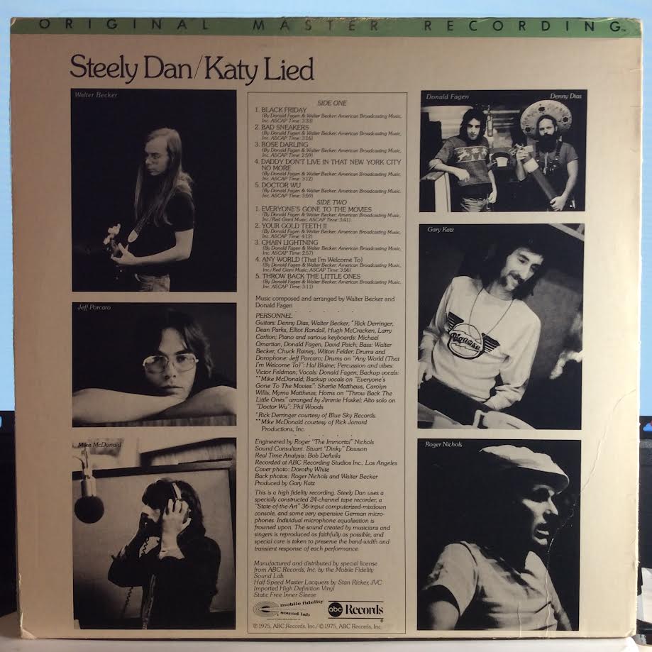 Katy Lied (MFSL VINYL) | Very Good Plus (VG+) Very Good Plus (VG+) - ROCK / USED *EXCELLENT+*