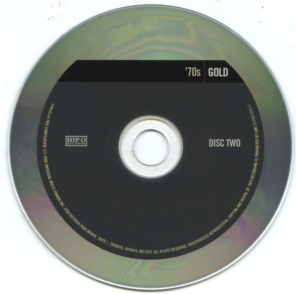 Various - '70s Gold (2xCD CANADA) | Excellent+ (EX+) Excellent+ (EX+) - ROCK / USED *EXCELLENT+*
