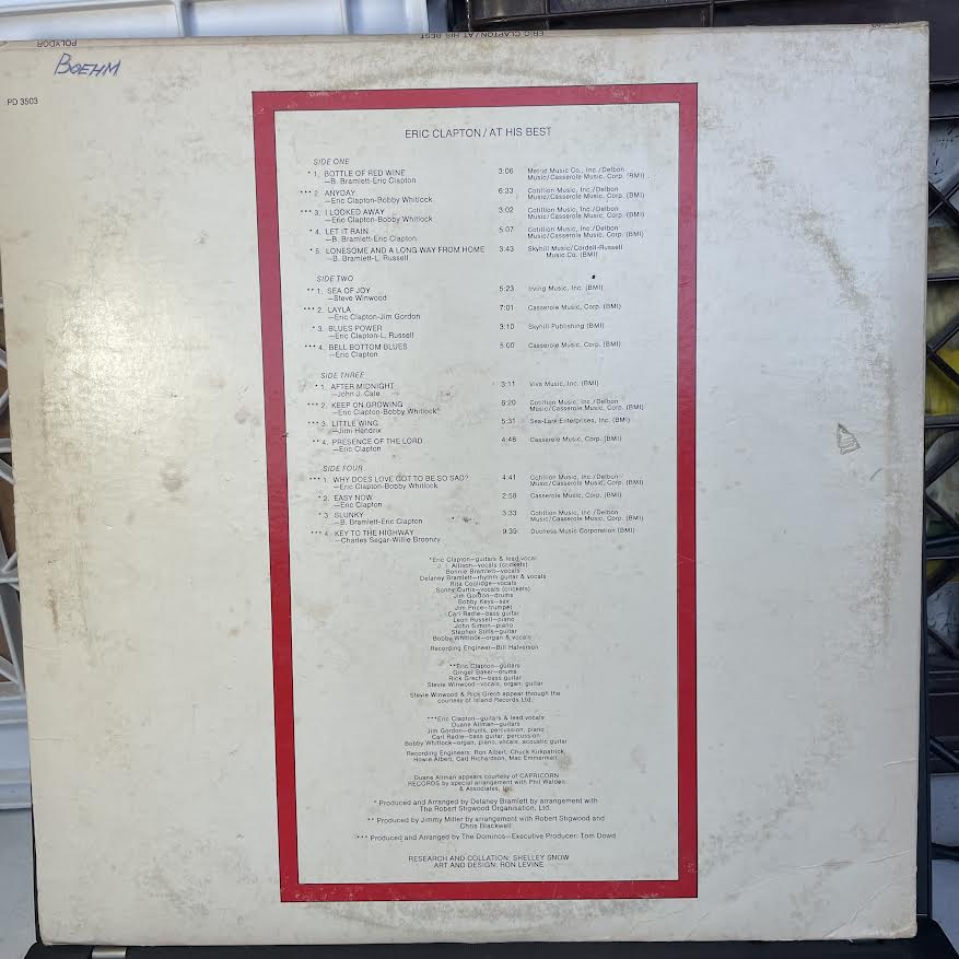 At His Best (2xVINYL) | Excellent+ (EX+) Very Good Plus (VG+) - ROCK / USED *EXCELLENT+*