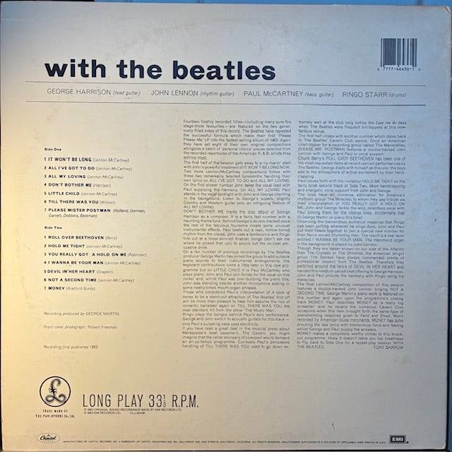 With The Beatles (VINYL) | - ROCK / USED *EXCELLENT+*