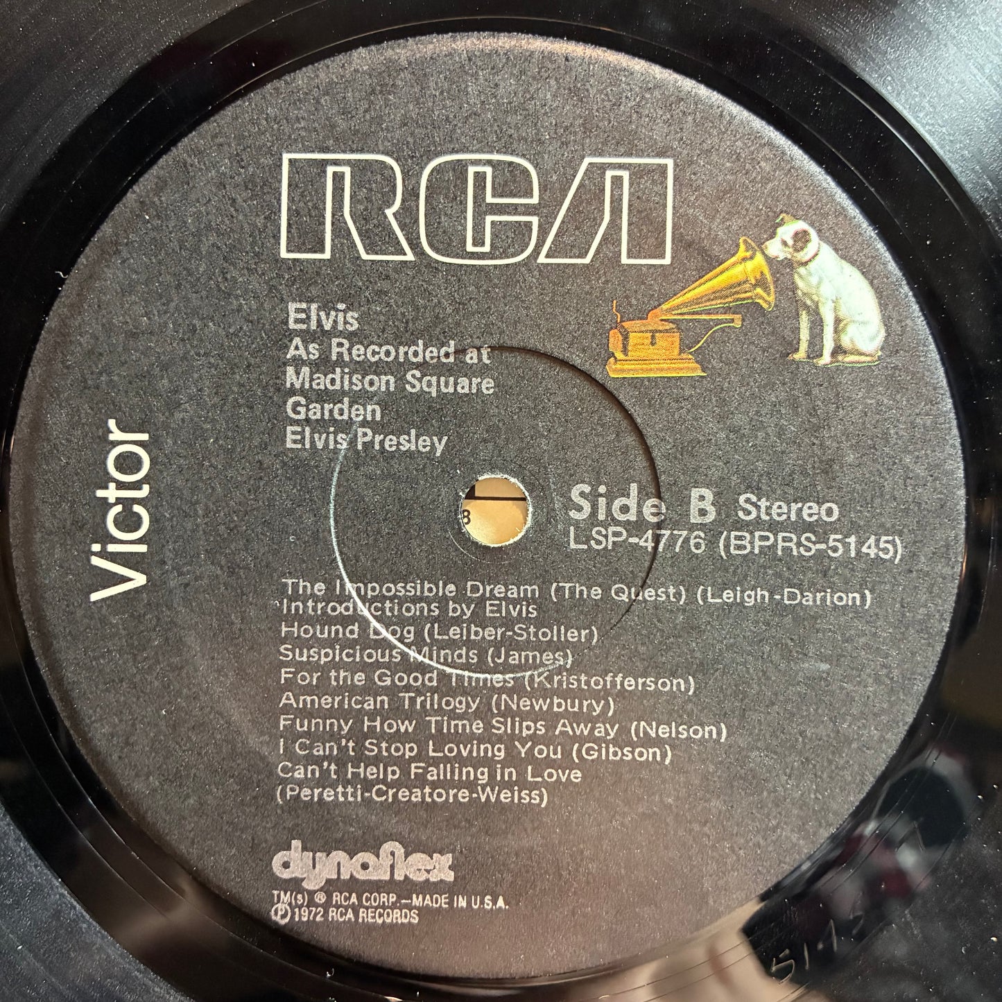 Elvis As Recorded At Madison Square Garden (VINYL) | Excellent+ (EX+) Excellent (EX) - ROCK / USED *EXCELLENT+*