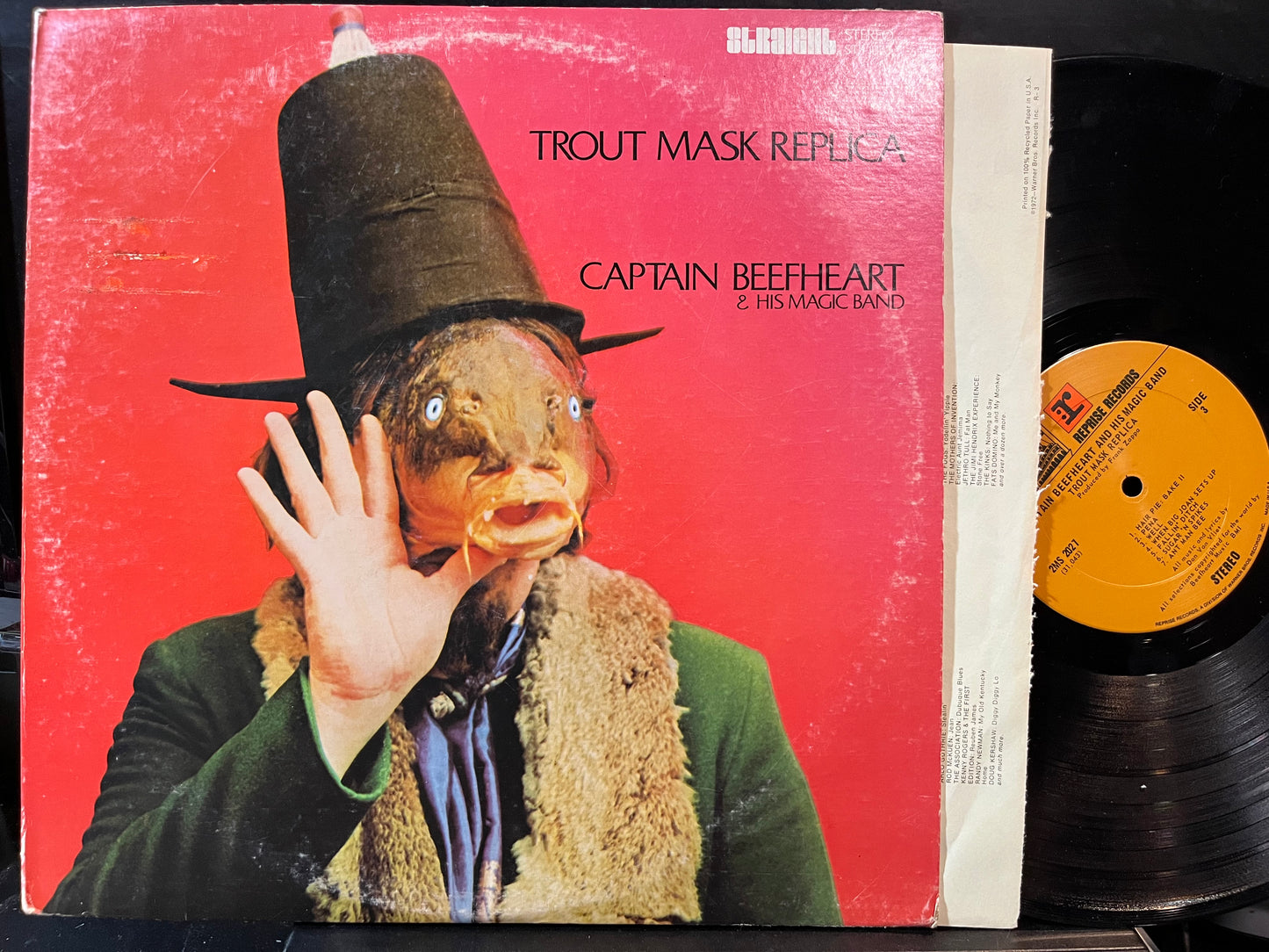 Captain Beefheart & His Magic Band - Trout Mask Replica (VINYL 2xLP REPRISE 2MS 2027 1972) | Excellent+ (EX+) Very Good Plus (VG+) - ROCK / USED *EXCELLENT+*